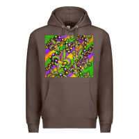 Coffee mardi gras carnival fleur de lis Premium Hoodie - Jasminsmagicworld