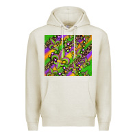 Oatmeal Heather mardi gras carnival fleur de lis Premium Hoodie - Jasminsmagicworld