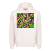 Pale Pink mardi gras carnival fleur de lis Premium Hoodie - Jasminsmagicworld