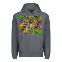 Rock mardi gras carnival fleur de lis Premium Hoodie - Jasminsmagicworld