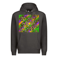 Smoke mardi gras carnival fleur de lis Premium Hoodie - Jasminsmagicworld