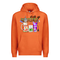 Carrot Drink Up Witches Premium Hoodie - CowhideDigitalArt