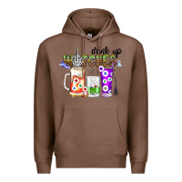 Chestnut Drink Up Witches Premium Hoodie - CowhideDigitalArt