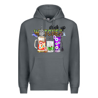 Rock Drink Up Witches Premium Hoodie - CowhideDigitalArt
