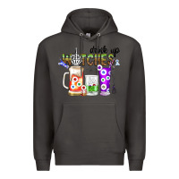 Smoke Drink Up Witches Premium Hoodie - CowhideDigitalArt