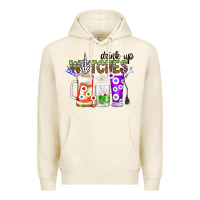 Tofu Drink Up Witches Premium Hoodie - CowhideDigitalArt