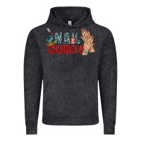 Vintage Black nail queen bbs Vintage Hoodie - BundleAndBundleShop