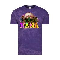 Cloud Purple baseball nana Vintage Tee - OliviaCreatesArt