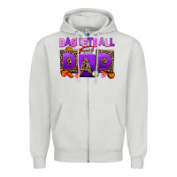 Dove Grey basketball Zipper Hoodie - AdoDesignShop