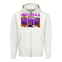 Oatmeal Heather basketball Zipper Hoodie - AdoDesignShop