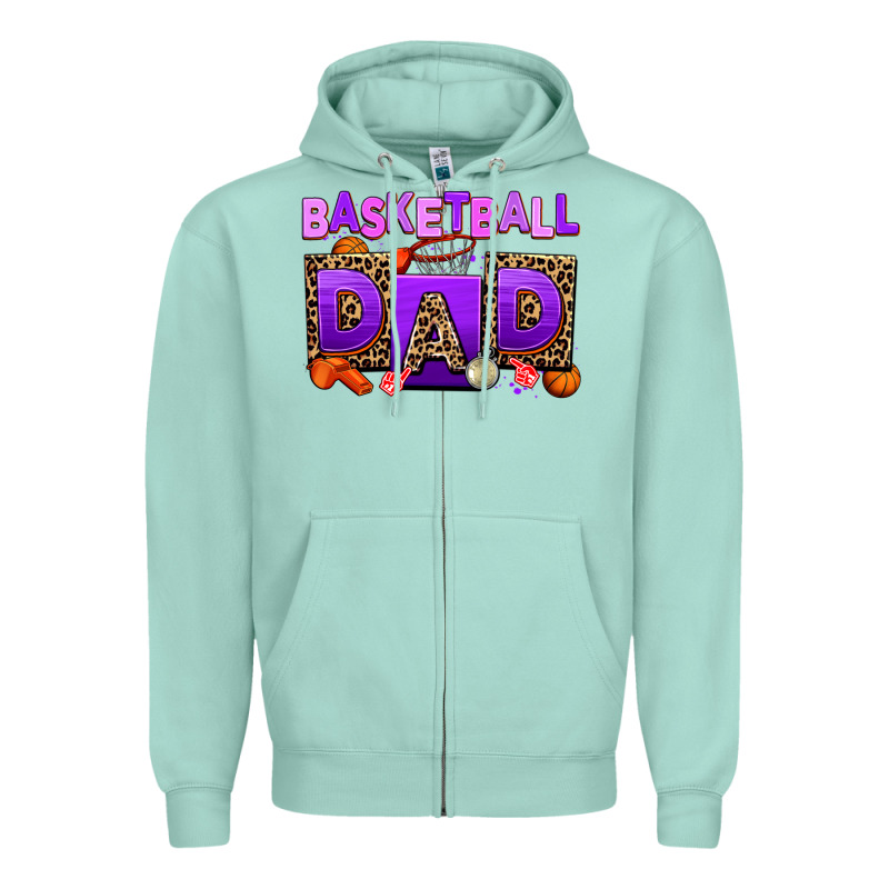 Basketball Zipper Hoodie by AdoDesignShop | Teevron