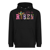 Black easter he ıs risen Heavyweight Hoodie - AdoDesignShop