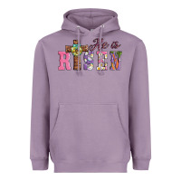 Lavender easter he ıs risen Heavyweight Hoodie - AdoDesignShop