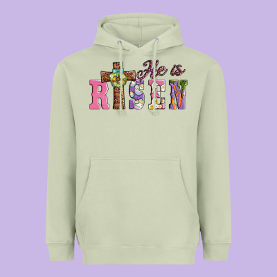 Easter He ıs Risen Heavyweight Hoodie Designed By Adodesignshop