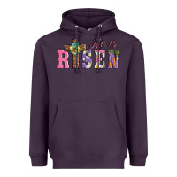 Plum easter he ıs risen Heavyweight Hoodie - AdoDesignShop