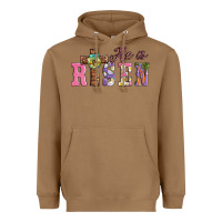 Toasted Coconut easter he ıs risen Heavyweight Hoodie - AdoDesignShop
