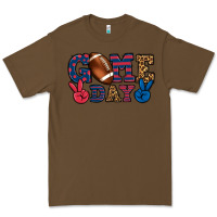 Cacao Game day red and blue Premium Tee - HowdyJamesFarm