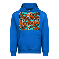 Cobalt turkey Urban Hoodie - JahusDesignShop