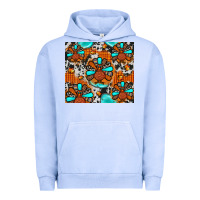 Pigment Grape Ice turkey Urban Hoodie - JahusDesignShop