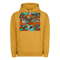 Pigment Peanut Butter turkey Urban Hoodie - JahusDesignShop