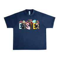 Navy Western Easter Urban Heavy Tee - OliviaCreatesArt