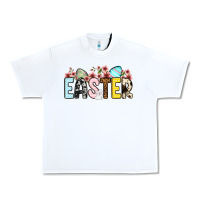 White Western Easter Urban Heavy Tee - OliviaCreatesArt