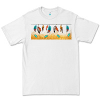 White native American feathers Premium Tee - TumblerDesignByShophia