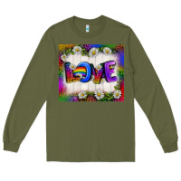 Army Green Western Love LGBTQ Tumbler Long Sleeve Tee - BundleAndBundleShop