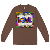 Chestnut Western Love LGBTQ Tumbler Long Sleeve Tee - BundleAndBundleShop