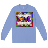 Colony Blue Western Love LGBTQ Tumbler Long Sleeve Tee - BundleAndBundleShop