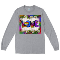 Heather Grey Western Love LGBTQ Tumbler Long Sleeve Tee - BundleAndBundleShop