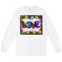 White Western Love LGBTQ Tumbler Long Sleeve Tee - BundleAndBundleShop