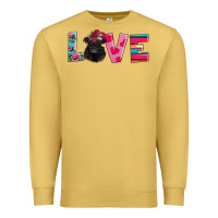 Antique Gold belted galloway Premium Sweatshirt - AdoDesignShop