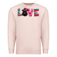 Pale Pink belted galloway Premium Sweatshirt - AdoDesignShop