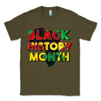 Army Green black history month Classic Tee - CowGirlArtShop