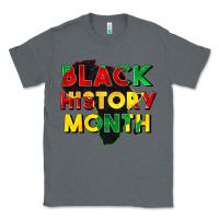 Charcoal Heather black history month Classic Tee - CowGirlArtShop