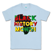 Dusty Blue black history month Classic Tee - CowGirlArtShop