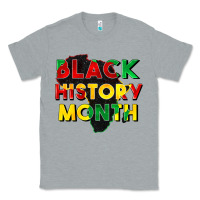 Heather Grey black history month Classic Tee - CowGirlArtShop
