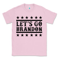 Bubblegum Pink let's go brandon black Classic Tee - Jasminsmagicworld