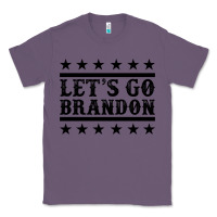 Lavender let's go brandon black Classic Tee - Jasminsmagicworld