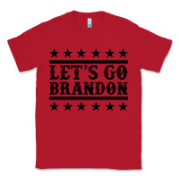Red let's go brandon black Classic Tee - Jasminsmagicworld