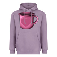 Lavender Valentine's Day heart mug Heavyweight Hoodie - AdoDesignShop