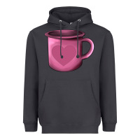 Smoke Valentine's Day heart mug Heavyweight Hoodie - AdoDesignShop