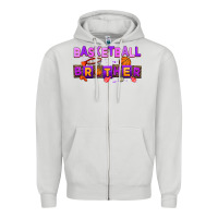 Dove Grey basketball brother Zipper Hoodie - AdoDesignShop