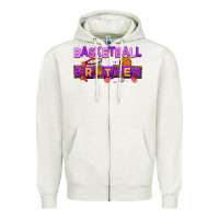 Oatmeal Heather basketball brother Zipper Hoodie - AdoDesignShop