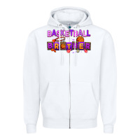 White basketball brother Zipper Hoodie - AdoDesignShop