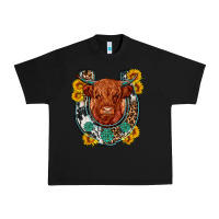 Black western leopard cowhide cow horseshoe Urban Heavy Tee - OliviaCreatesArt