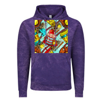 Cloud Purple softball coffee cup and bat with leopard seamless pattern bbs Vintage Hoodie - BundleAndBundleShop