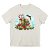 Cream army boots christmas Heavy Core Tee - texasbilliewilder