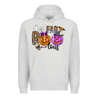 Dove Grey Fab Boo Lous Premium Hoodie - CowhideDigitalArt